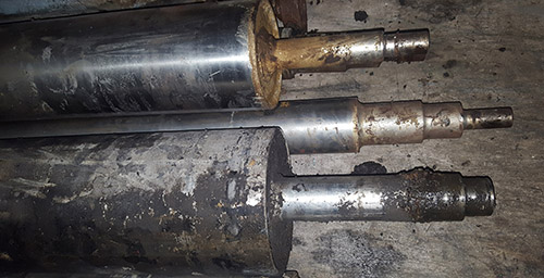 prasa filtracyjna przed remontem