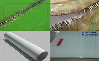 Taśmy i tkaniny filtracyjne i sita suszące - naprawa taśm