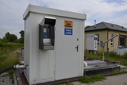 widok stacji zlewczej